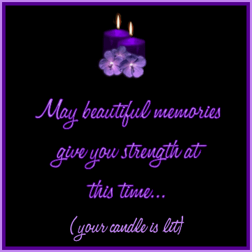 2CandleLit beautiful memories.gif