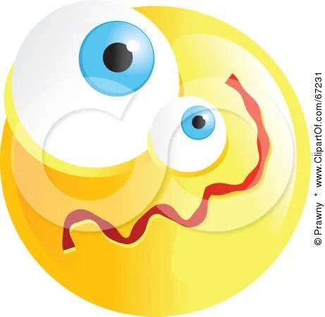 67231-Royalty-Free-RF-Clipart-Illustration-Of-A-Yellow-Confused-Emoticon-Face-Version-1.webp
