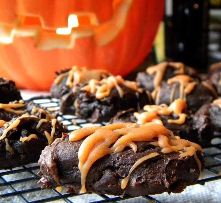 Chocolate Fudge Pumpkin Cookies by Cleo Coyle.webp