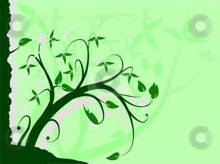 cutcaster-photo-100683909-A-green-floral-background-vector-illustration.webp