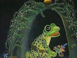 Frog holding flowers.webp