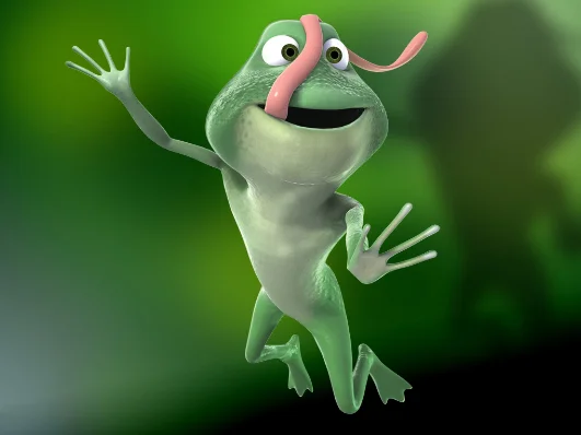 frog hopping with big tongue.webp