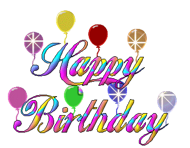 Happy birthday sparkle words.gif