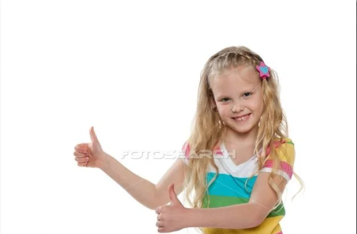 how do you feel today, girl with thumbs up.webp