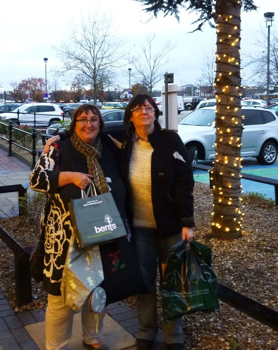 Kath & Cath, Cheshire Oaks Nov 13.webp