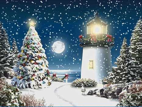 lighthouse christmas.gif