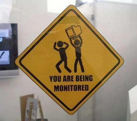 monitored-funny-sign.webp