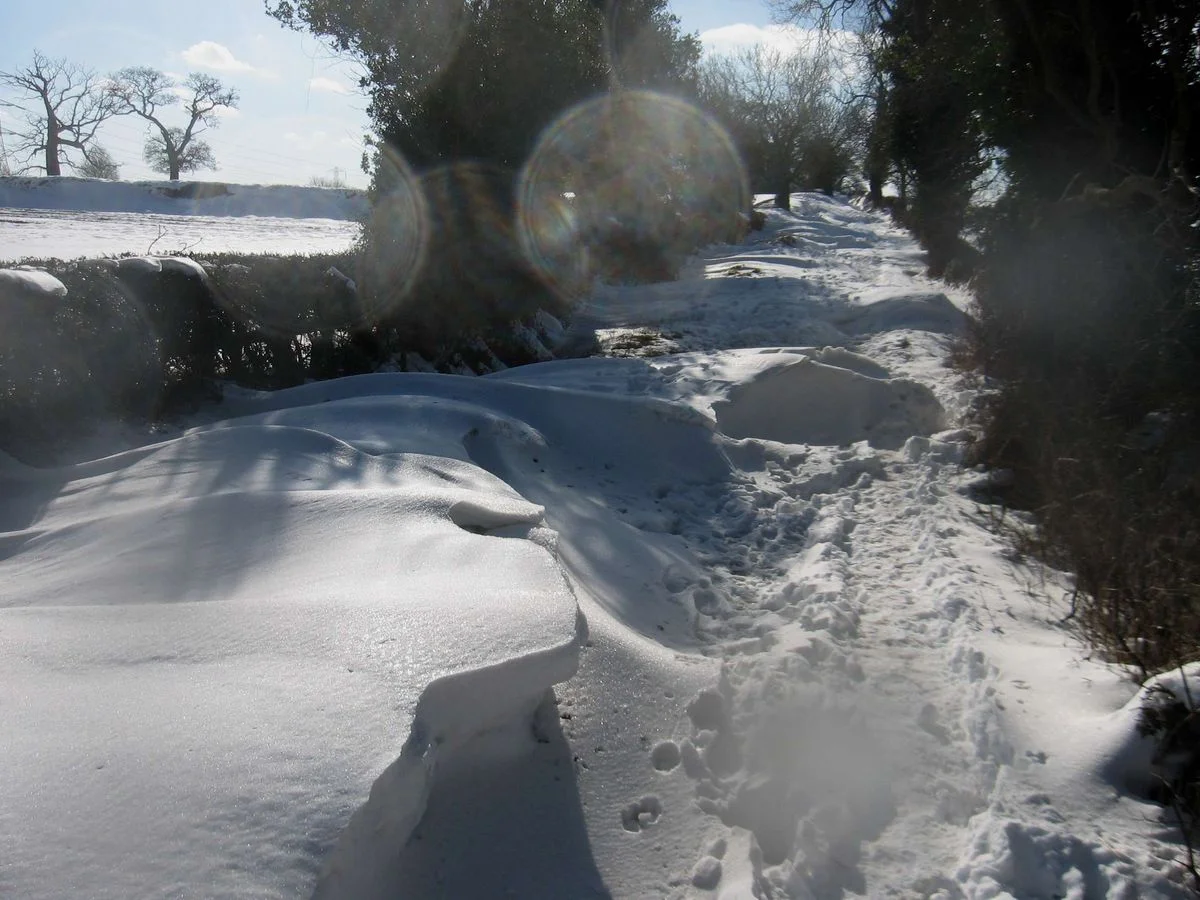 Mounds of snow - Benthall.webp