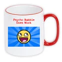 Psycho babble works mug front.webp