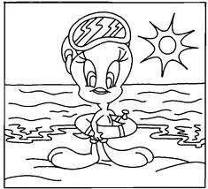 Tweety on holiday.webp