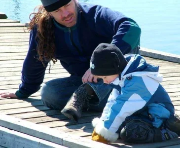 Father & Son on Dock.webp